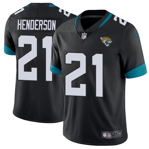 Jacksonville Jaguars 21 C.J. Henderson Black Team Color Youth Stitched NFL Vapor Untouchable Limited Jersey